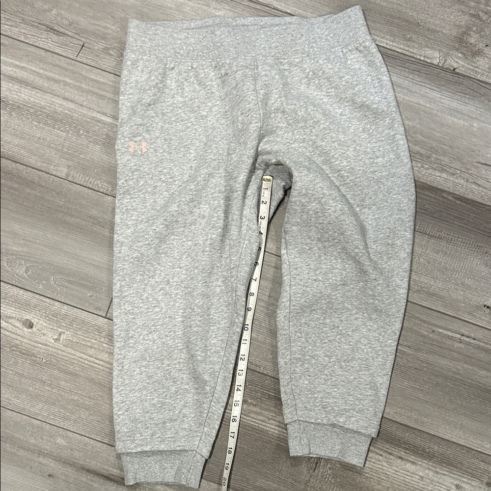 Under Armour Light Gray Cropped Joggers